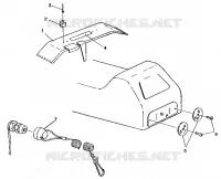 PROTEZIONE FRIZIONE/REFLECTOR ASSEMBLY European 440,440 SKS,500 EFI,EFI  SKS,Lite (49237723770003)
