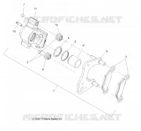 BRAKES, BRAKE PINZA FRENO ANTERIORE