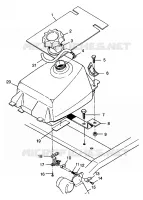 CARBURANTE TANK Trail Boss W98AA25C (4945314531A011)