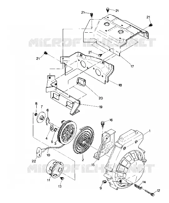 AUTOAVVOLGENTE AND VENTILATORE HOUSING Sprint E/S (4915431543030A)