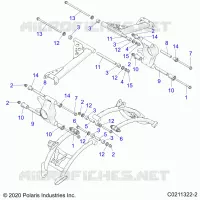 SOSPENSIONE POSTERIORE CONTROL ARM MOUNTING