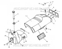 MONTAGGIO SEDILE   SERBATOIO 600 XCR 0951676 (4929132913A007)