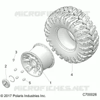 OPT, RG, BLACK. ALUMINUM RUOTA POSTERIORES
