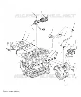 ENGINE, COLLETTORES, AND FUEL RELATED PARTS