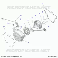 ENGINE, STATOR AND FLYRUOTA