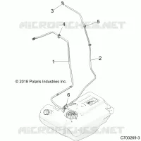 BODY, CARBURANTE LINES, STD.