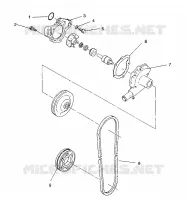 POMPA DELL'ACQUA WIDETRAK / 0932064 (4922982298032A)