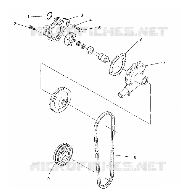 POMPA DELL'ACQUA WIDETRAK / 0932064 (4922982298032A)