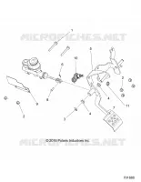 BRAKES, PEDAL AND CILINDRO PRINCIPALE MOUNTING