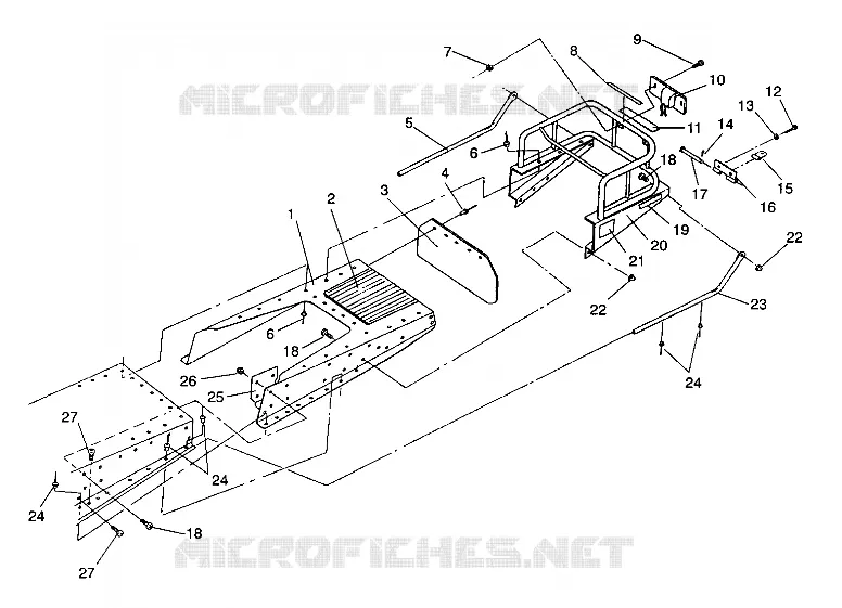 ESTENSIONE RACK   TUNNEL LITE GT/0933133 AND STARLITE GT/0933127 (4923232323005A)