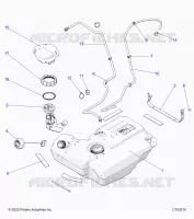 SISTEMA DI ALIMENTAZIONE CARBURANTE, FUEL TANK AND RELATED
