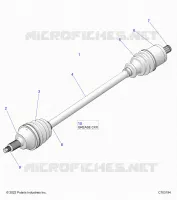 TRASMISSIONE, FRONT HALF SHAFT