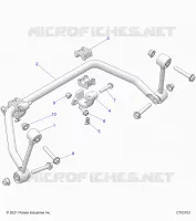 SUSPENSION, FRONT, BARRA DI STABILIZZAZIONE