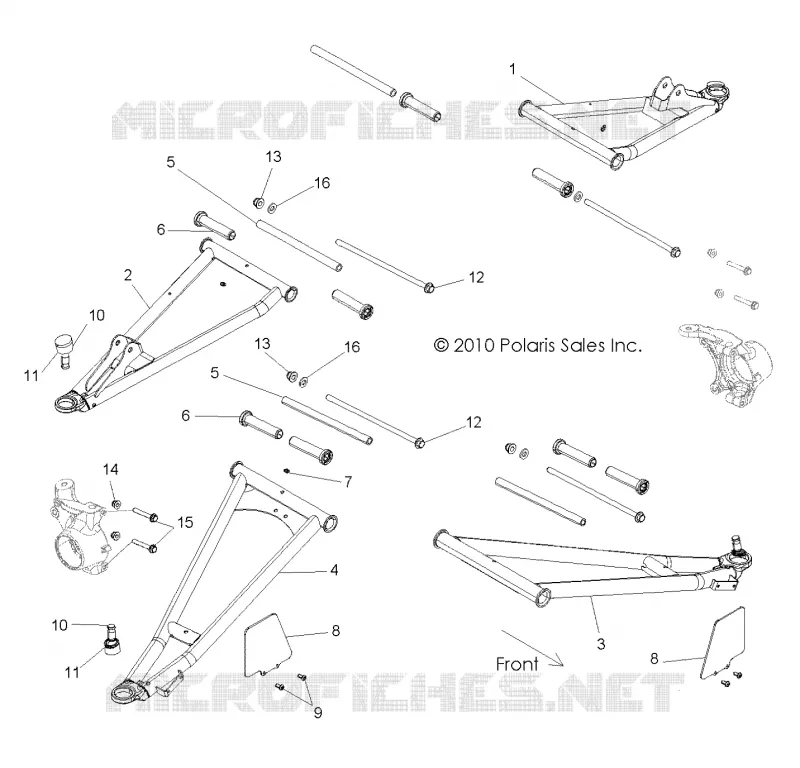 SOSPENSIONI ANTERIORI CONTROL ARMS