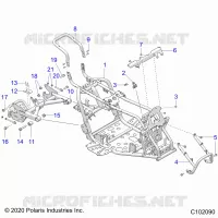 CHASSIS, TELAIO ASM AND SWINGARM