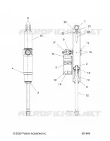 SUSPENSION, AMMORTIZZATORE POSTERIORE TRACK