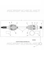 TRASMISSIONE, REAR HALF SHAFT (TO 4/25/16)