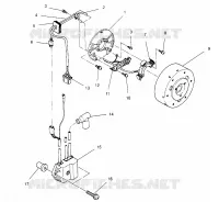 MAGNETO ASSEMBLY 440 XCR 0951660 (4929112911D002)