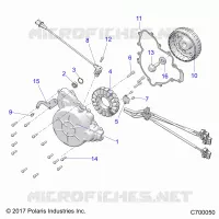ENGINE, STATOR AND FLYRUOTA