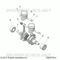 ENGINE, PISTONE &amp; ALBERO MOTORE