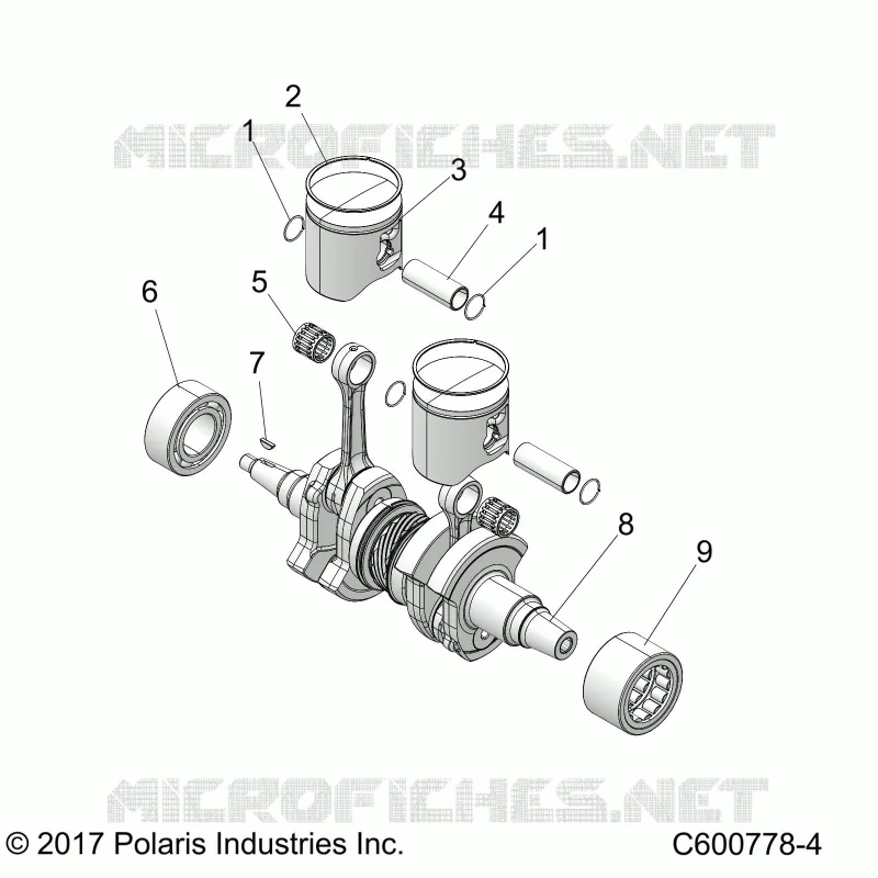 ENGINE, PISTONE & ALBERO MOTORE