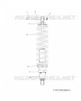 SUSPENSION, SHOCK, REAR TRACK (7043994)