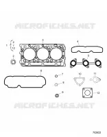 MOTORE, UPPER GASKET KIT 