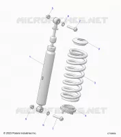 SUSPENSION, SHOCK ANTERIORE MOUNTING