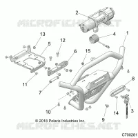 PARAURTI ANTERIORE, W/WINCH