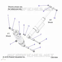 SUSPENSION, SHOCK MONTAGGIO, REAR SUSP.