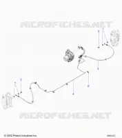 FRENO ANTERIORE BRAKE LINE