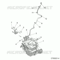 TRASMISSIONE, MAIN GEARCASE MOUNTING