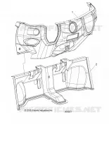 BODY, DASH, LOWER, STEREO AND HEATER, LH