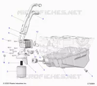 OIL COOLER, FILTER AND DIPSTICK