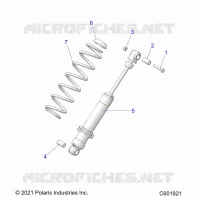 SUSPENSION, AMMORTIZZATORE POSTERIORE TRACK