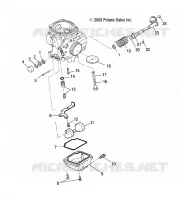 MOTORE, CARBURATORE, LOWER
