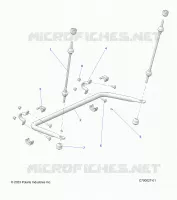 SUSPENSION, REAR BARRA DI STABILIZZAZIONE