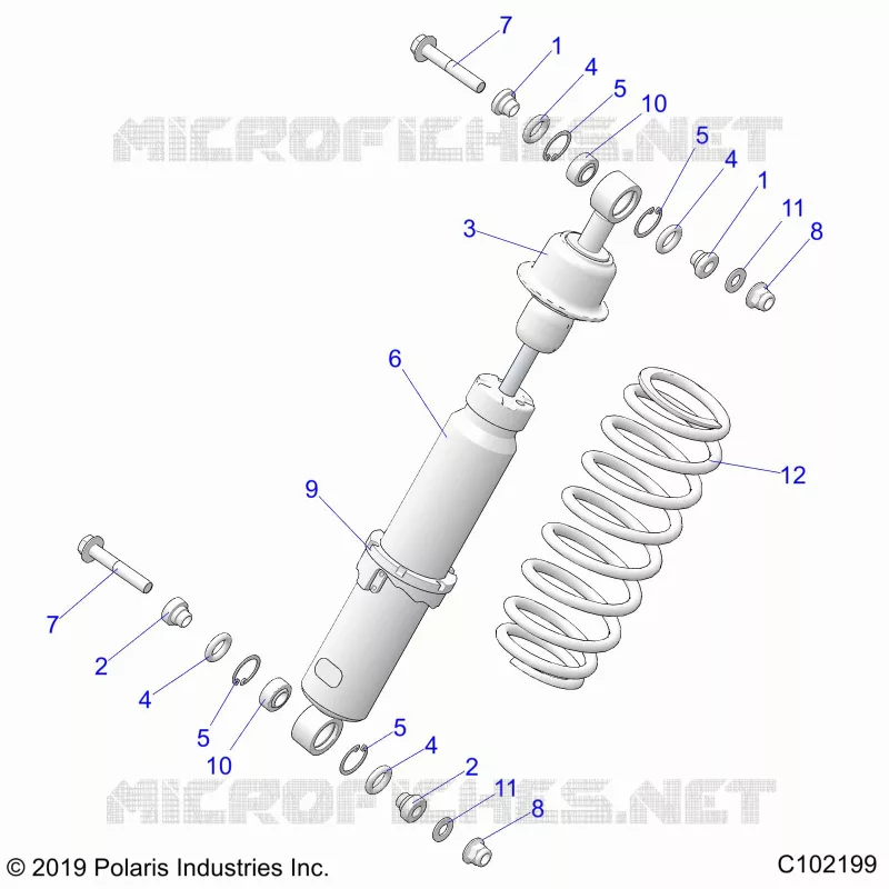 SUSPENSION, SHOCK ANTERIORE
