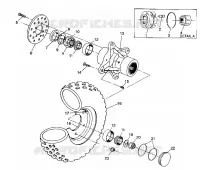 RUOTA ANTERIORE MONTAGGIO 4X4 350L / W938139 (4924052405015A)
