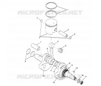 ALBERO MOTORE AND PISTONEE  TRAIL BOSS W958527 (4930323032C009)
