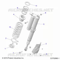 SOSPENSIONE POSTERIORE SHOCK MOUNTING