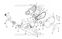 COPERCHIO FRIZIONE ASSEMBLY 350 2X4