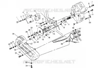 SCATOLA DEGLI INGRANAGGI/FRENO and copertura della catena MOUNTING Sportsman 4x4 W948040 (4926842684C003)