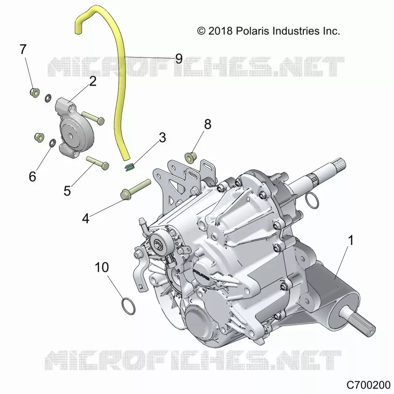 DRIVE TRAIN, PRINCIPALE SCATOLA INGRANAGGI MOOUNTING
