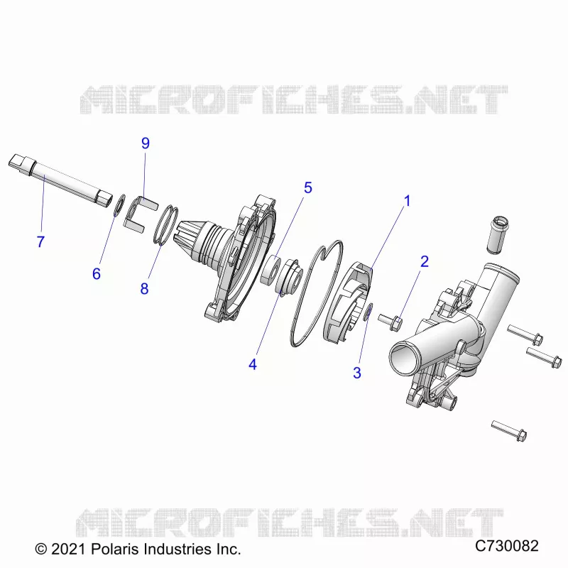 MOTORE, WATERPUMP ASSEMBLY