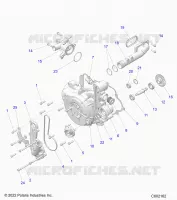 ENGINE, SISTEMA DI RAFFREDDAMENTO/WATER PUMP