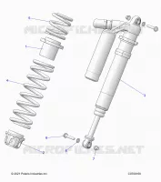 SUSPENSION, SHOCK ANTERIORE MOUNTING, DELUXE