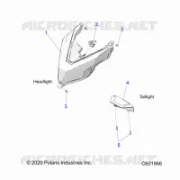 ELETTRICO, HEADLIGHT AND TAILLIGHT