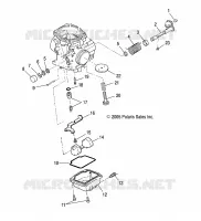 MOTORE, CARBURATORE, LOWER