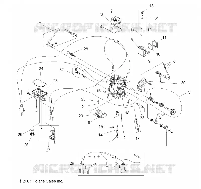 MOTORE, CARBURATORE